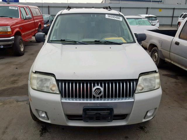 4M2CU39H07KJ21504 - 2007 MERCURY MARINER HE GRAY photo 9