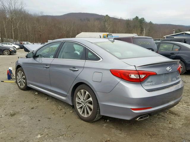 5NPE34AF0GH287716 - 2016 HYUNDAI SONATA SPO SILVER photo 3