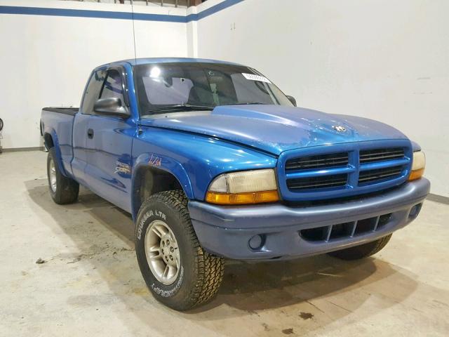 1B7GG22X51S143175 - 2001 DODGE DAKOTA BLUE photo 1