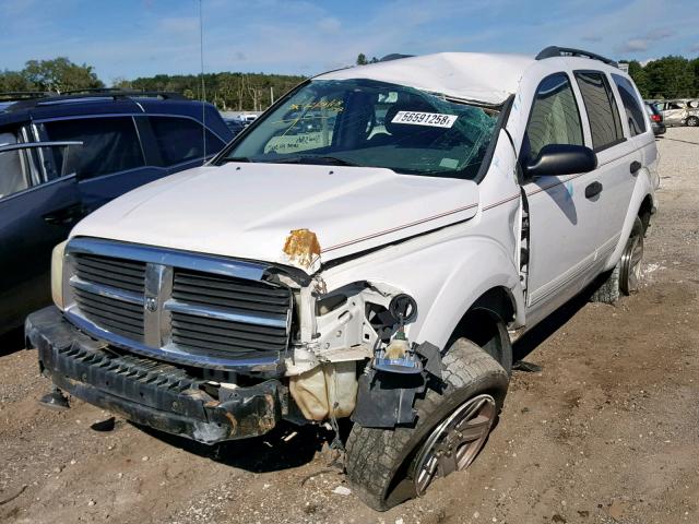 1D4HD48N55F568802 - 2005 DODGE DURANGO SL WHITE photo 2