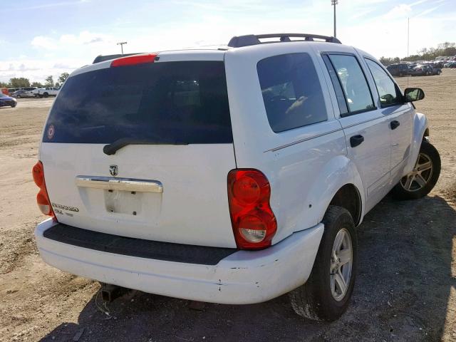 1D4HD48N55F568802 - 2005 DODGE DURANGO SL WHITE photo 4