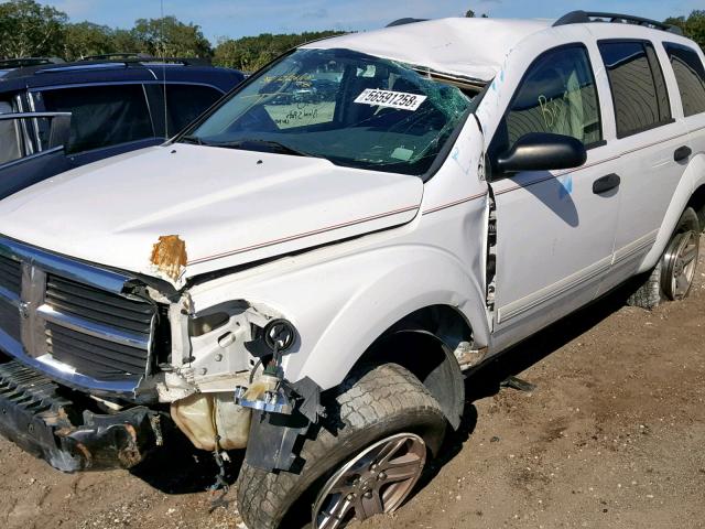 1D4HD48N55F568802 - 2005 DODGE DURANGO SL WHITE photo 9