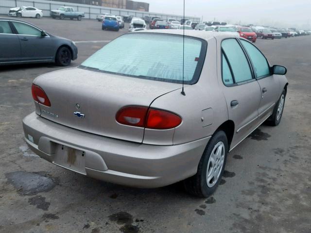 1G1JF5242Y7233941 - 2000 CHEVROLET CAVALIER L TAN photo 4