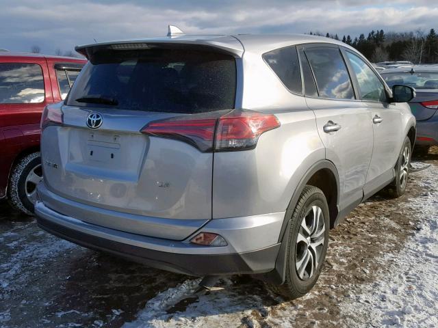 2T3ZFREV2GW244088 - 2016 TOYOTA RAV4 LE SILVER photo 4