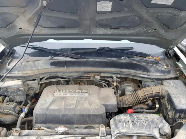 2HJYK16457H508589 - 2007 HONDA RIDGELINE GREEN photo 7