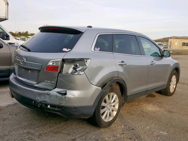 JM3TB3MV1A0235563 - 2010 MAZDA CX-9 SILVER photo 4