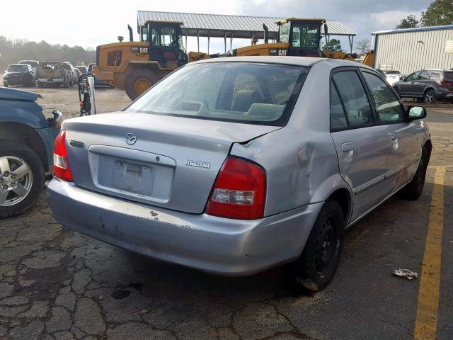 JM1BJ222710477008 - 2001 MAZDA PROTEGE DX SILVER photo 4