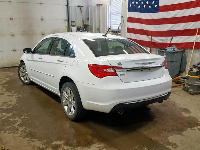 1C3CCBAG7CN240640 - 2012 CHRYSLER 200 LX WHITE photo 3