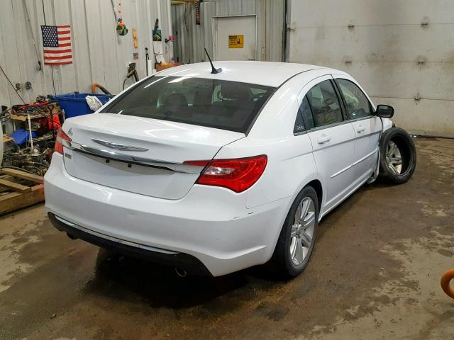 1C3CCBAG7CN240640 - 2012 CHRYSLER 200 LX WHITE photo 4