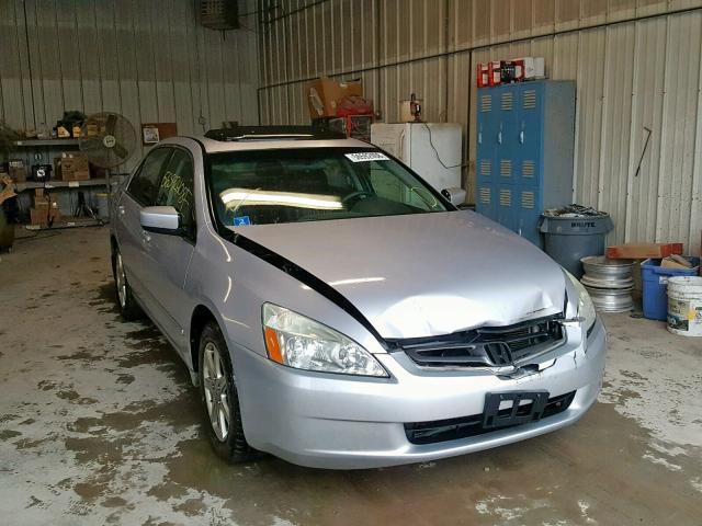 1HGCM66524A051556 - 2004 HONDA ACCORD EX SILVER photo 1