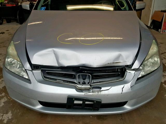 1HGCM66524A051556 - 2004 HONDA ACCORD EX SILVER photo 9