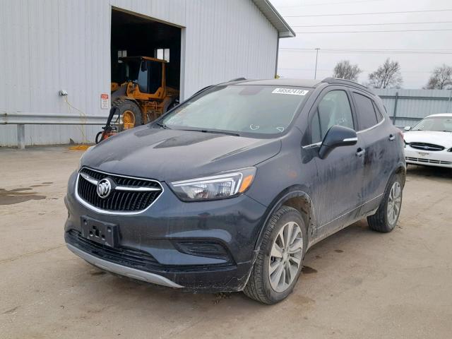 KL4CJASB3HB118262 - 2017 BUICK ENCORE PRE GRAY photo 2