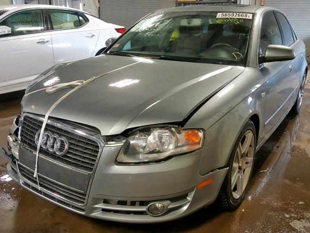 WAUDF98E95A559503 - 2005 AUDI A4 2.0T QU GRAY photo 2