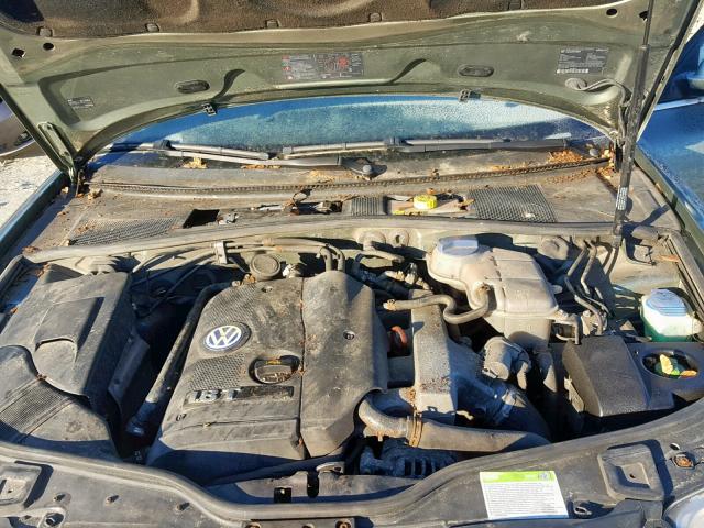 WVWVD63B83E239135 - 2003 VOLKSWAGEN PASSAT GLS GREEN photo 7