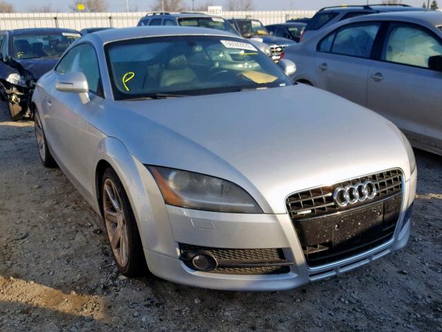 TRUDD38J881033327 - 2008 AUDI TT 3.2 QUA SILVER photo 1