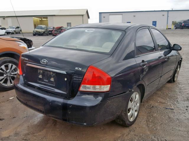 KNAFE121675474116 - 2007 KIA SPECTRA EX BLACK photo 4