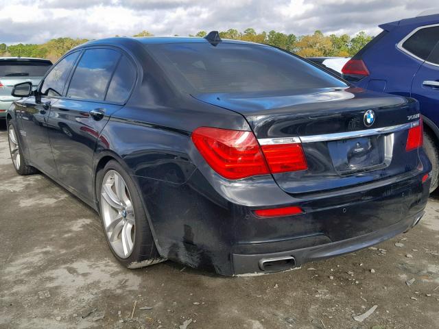 WBAKB8C54CDX20548 - 2012 BMW 750LI BLACK photo 3