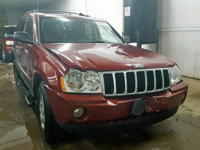 1J8HR58N87C544429 - 2007 JEEP GRAND CHER RED photo 1