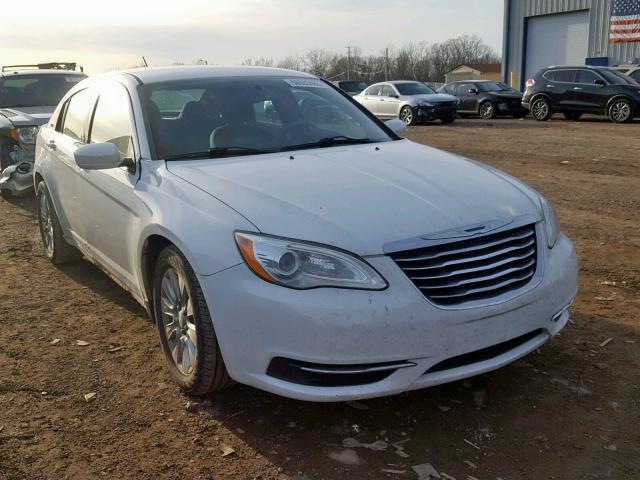 1C3CCBAG6DN599804 - 2013 CHRYSLER 200 LX WHITE photo 1