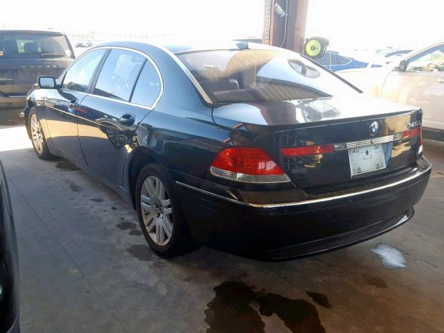 WBAGN63453DR08133 - 2003 BMW 745 LI BLACK photo 3