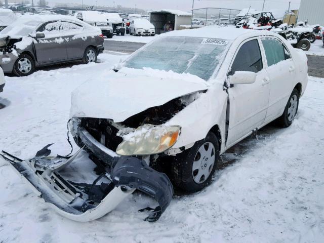 1NXBR32E84Z322453 - 2004 TOYOTA COROLLA CE WHITE photo 2