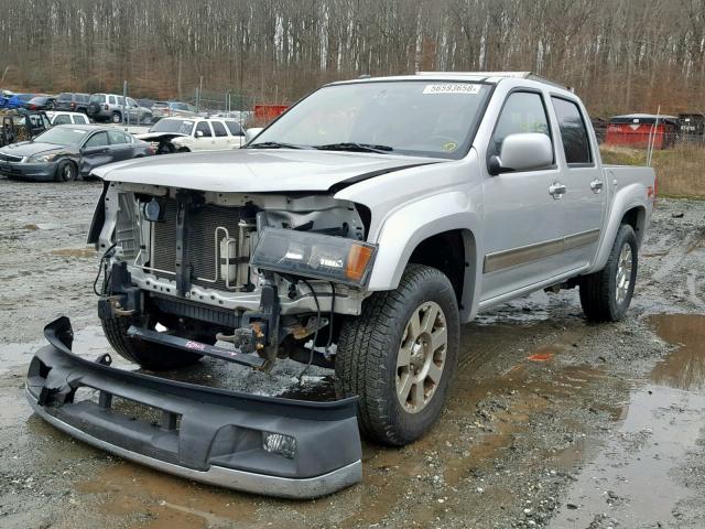 1GCHTDFE5C8146873 - 2012 CHEVROLET COLORADO L SILVER photo 2