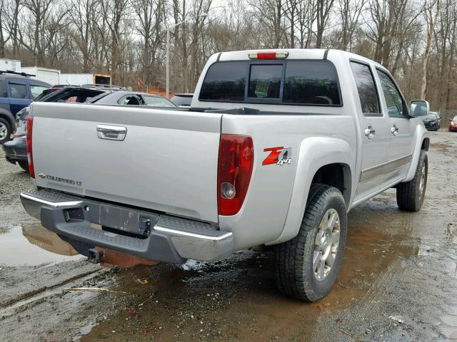 1GCHTDFE5C8146873 - 2012 CHEVROLET COLORADO L SILVER photo 4
