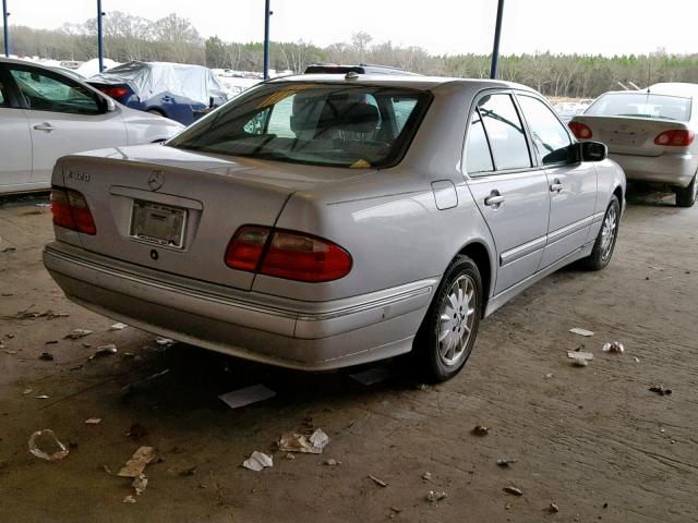 WDBJF65J31B333062 - 2001 MERCEDES-BENZ E 320 SILVER photo 4