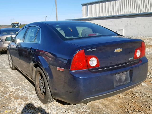 1G1ZA5EU3BF157642 - 2011 CHEVROLET MALIBU LS BLUE photo 3