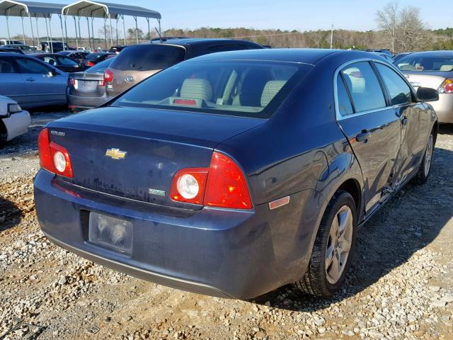 1G1ZA5EU3BF157642 - 2011 CHEVROLET MALIBU LS BLUE photo 4