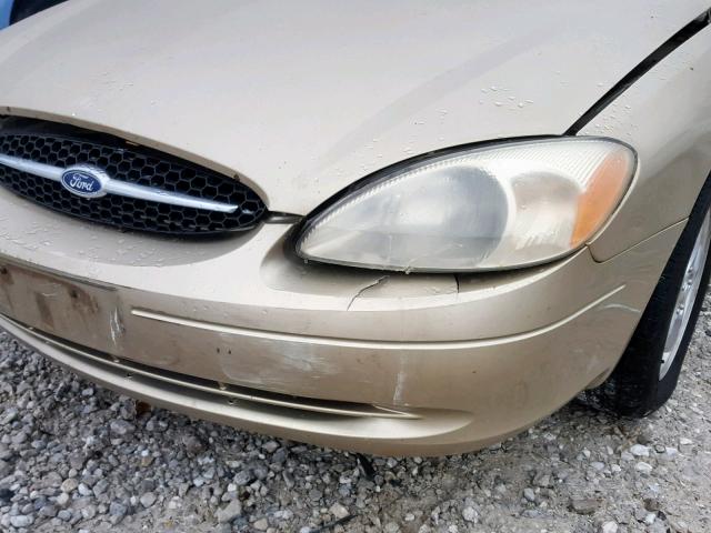 1FAFP55U01G104582 - 2001 FORD TAURUS SES GOLD photo 9