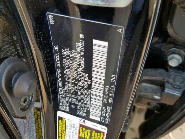 4T3BK3BB0AU045696 - 2010 TOYOTA VENZA BASE BLACK photo 10