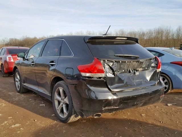 4T3BK3BB0AU045696 - 2010 TOYOTA VENZA BASE BLACK photo 3