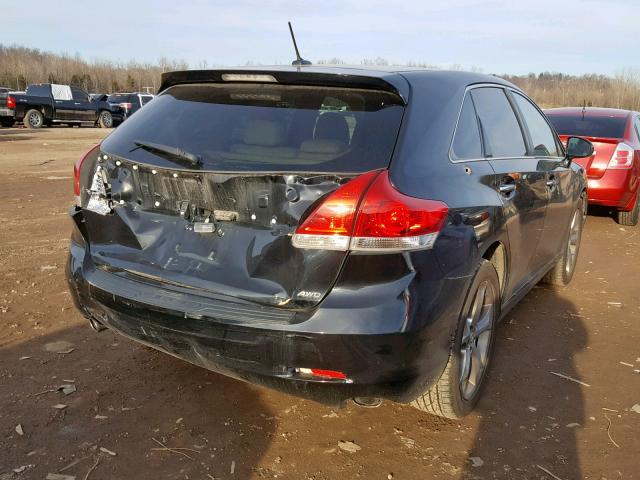 4T3BK3BB0AU045696 - 2010 TOYOTA VENZA BASE BLACK photo 4