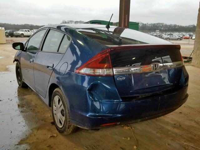 JHMZE2H39CS005367 - 2012 HONDA INSIGHT BLUE photo 3