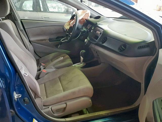 JHMZE2H39CS005367 - 2012 HONDA INSIGHT BLUE photo 5