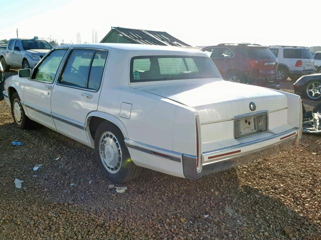 1G6CT53B4M4340901 - 1991 CADILLAC DEVILLE TO WHITE photo 3