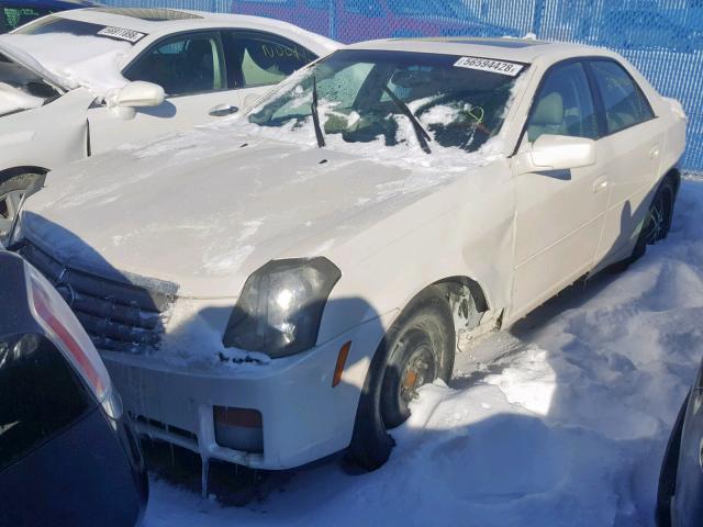 1G6DP567450183167 - 2005 CADILLAC CTS HI FEA WHITE photo 2