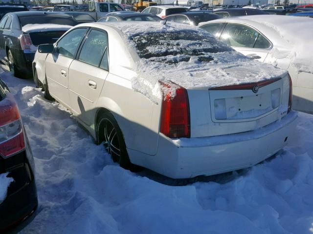 1G6DP567450183167 - 2005 CADILLAC CTS HI FEA WHITE photo 3