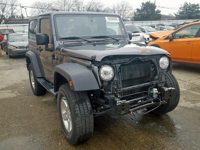 1C4AJWAG1JL827795 - 2018 JEEP WRANGLER S GRAY photo 1