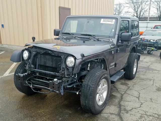 1C4AJWAG1JL827795 - 2018 JEEP WRANGLER S GRAY photo 2