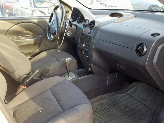 KL1TD65677B775905 - 2007 CHEVROLET AVEO BASE Ağ foto 5