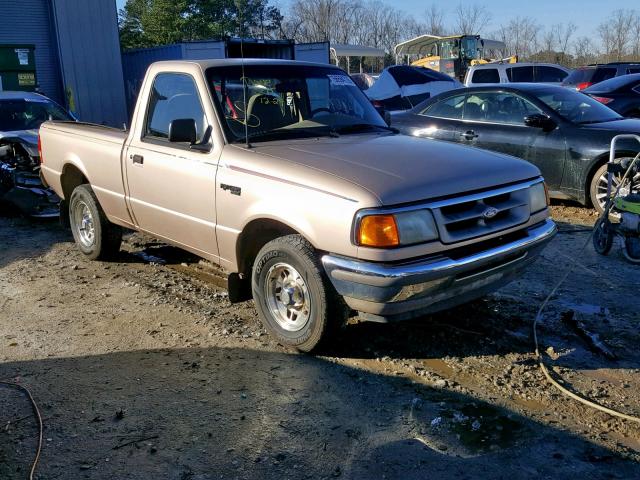 1FTCR10A7TUD10418 - 1996 FORD RANGER TAN photo 1