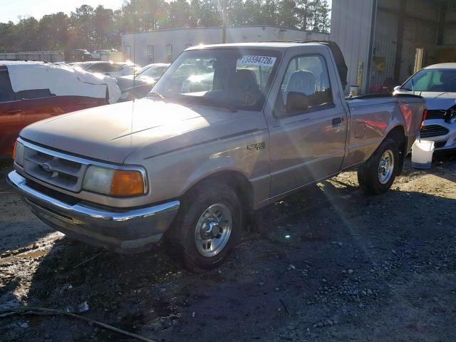 1FTCR10A7TUD10418 - 1996 FORD RANGER TAN photo 2