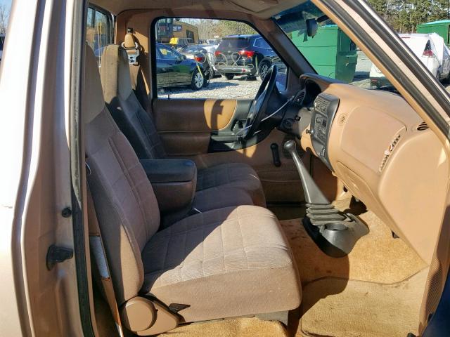 1FTCR10A7TUD10418 - 1996 FORD RANGER TAN photo 5