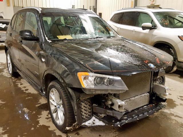 5UXWX7C51DL982047 - 2013 BMW X3 XDRIVE3 BLACK photo 1