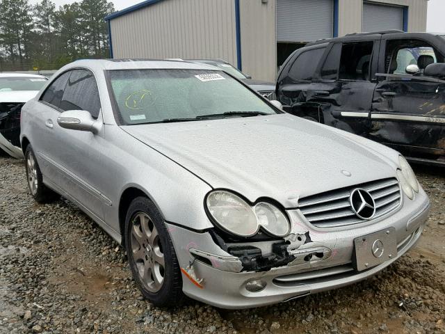 WDBTJ65J23F063793 - 2003 MERCEDES-BENZ CLK 320C SILVER photo 1