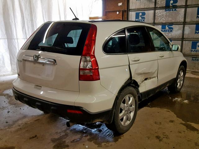 JHLRE48759C020485 - 2009 HONDA CR-V EXL WHITE photo 4