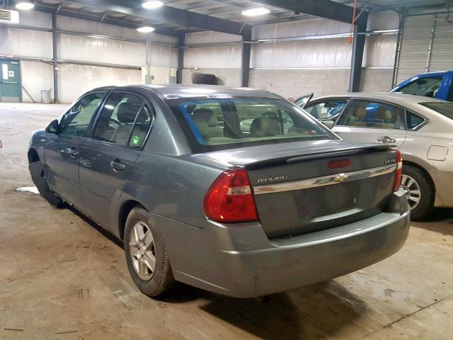 1G1ZT52895F277547 - 2005 CHEVROLET MALIBU LS Մոխրագույն լուսանկար 3