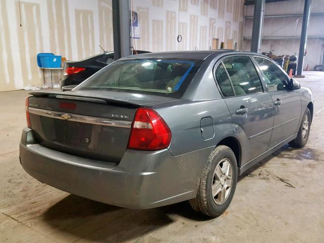 1G1ZT52895F277547 - 2005 CHEVROLET MALIBU LS Մոխրագույն լուսանկար 4